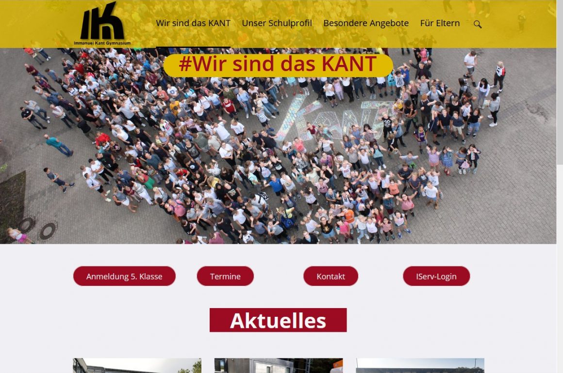 neuehomepage Das KANT präsentiert: Neuer Internetauftritt