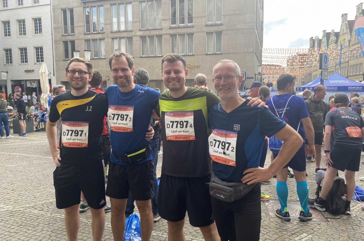 Münster-Staffelmarathon: Es läuft (wieder) am KANT!