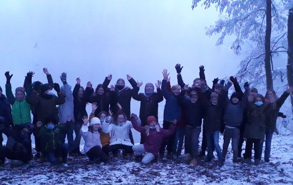 Winterspaziergang der Klasse 5d zur Wintersonnenwende