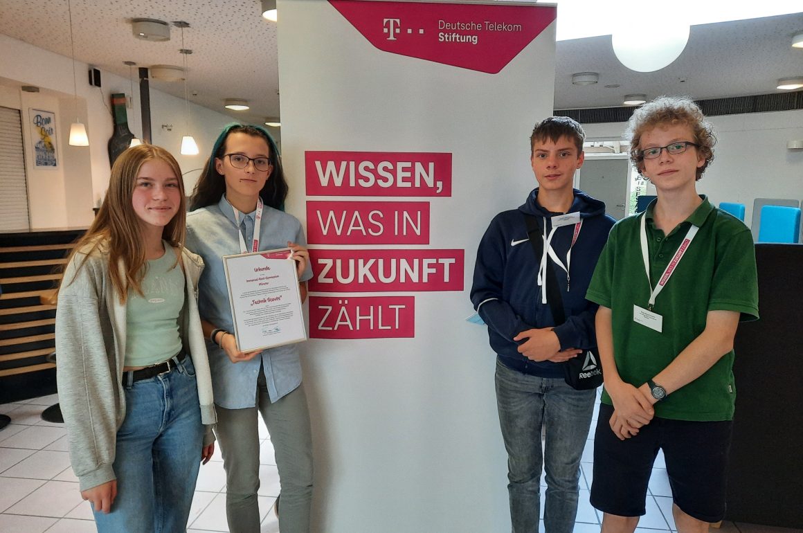 SchülerInnenteam des KANT zu „Technik Scouts“ gekürt