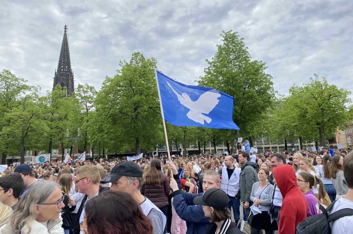 375 Jahre Westfälischer Frieden – Das KANT bei der Friedendemonstration in Münster