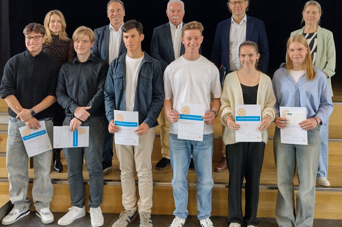 Beeindruckende Präsentationen beim Rotary Berufsdienste Award 2024 am KANT