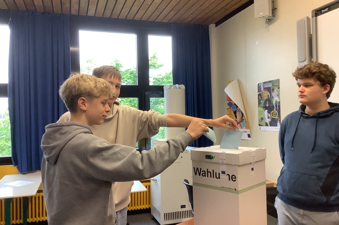Die Juniorwahl zur Europawahl am KANT