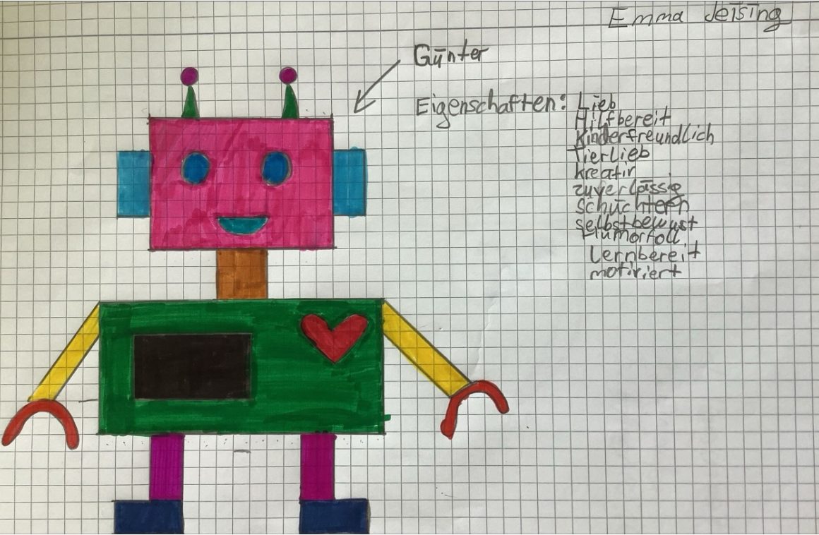 Fantasieroboter in den Klassen 6a, 6b und 6c