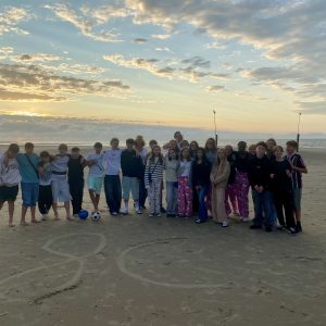 Die Klasse 8c grüßt von ihrer Klassenfahrt aus Norderney