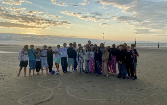 Die Klasse 8c grüßt von ihrer Klassenfahrt aus Norderney