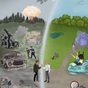 ONLINE-VOTING: Kunstwettbewerb „Bunte Welt, friedliche Zukunft“