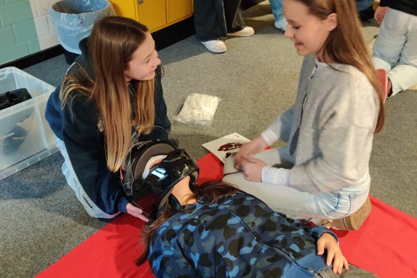 Immer in guten Händen- Viele neue Gesichter beim Schulsanitätsdienst