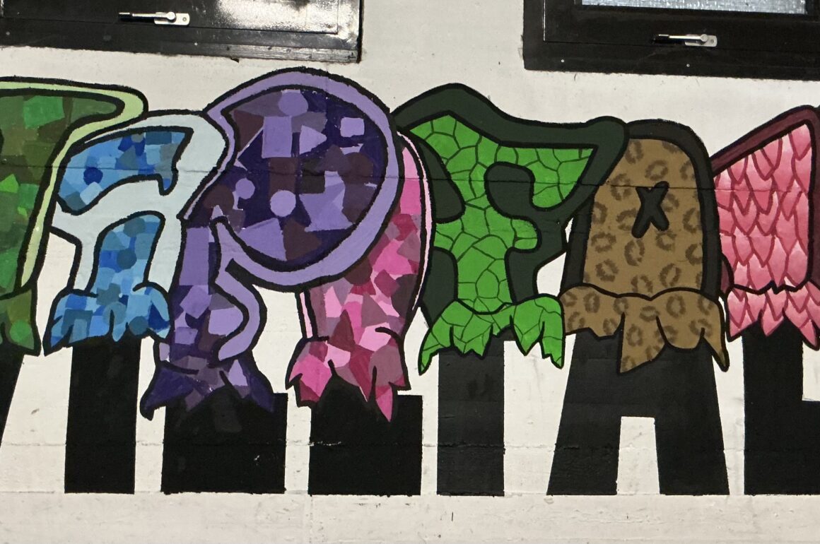 Farbe trifft Beton – Neue Wandgestaltung im Keller des Immanuel Kant Gymnasiums