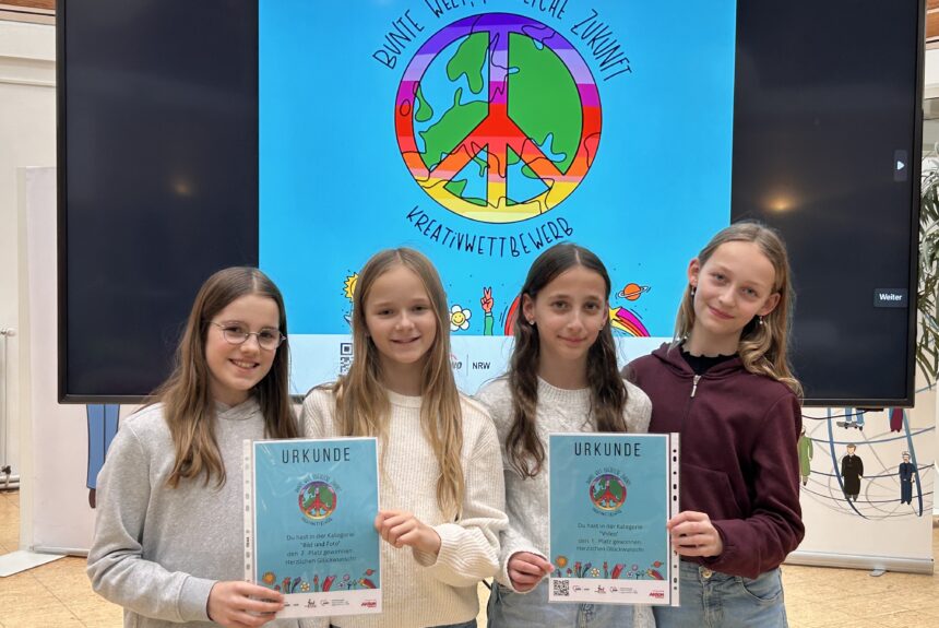 IMG_1386 Erfolg beim Kreativwettbewerb: „Bunte Welt, friedliche Zukunft“